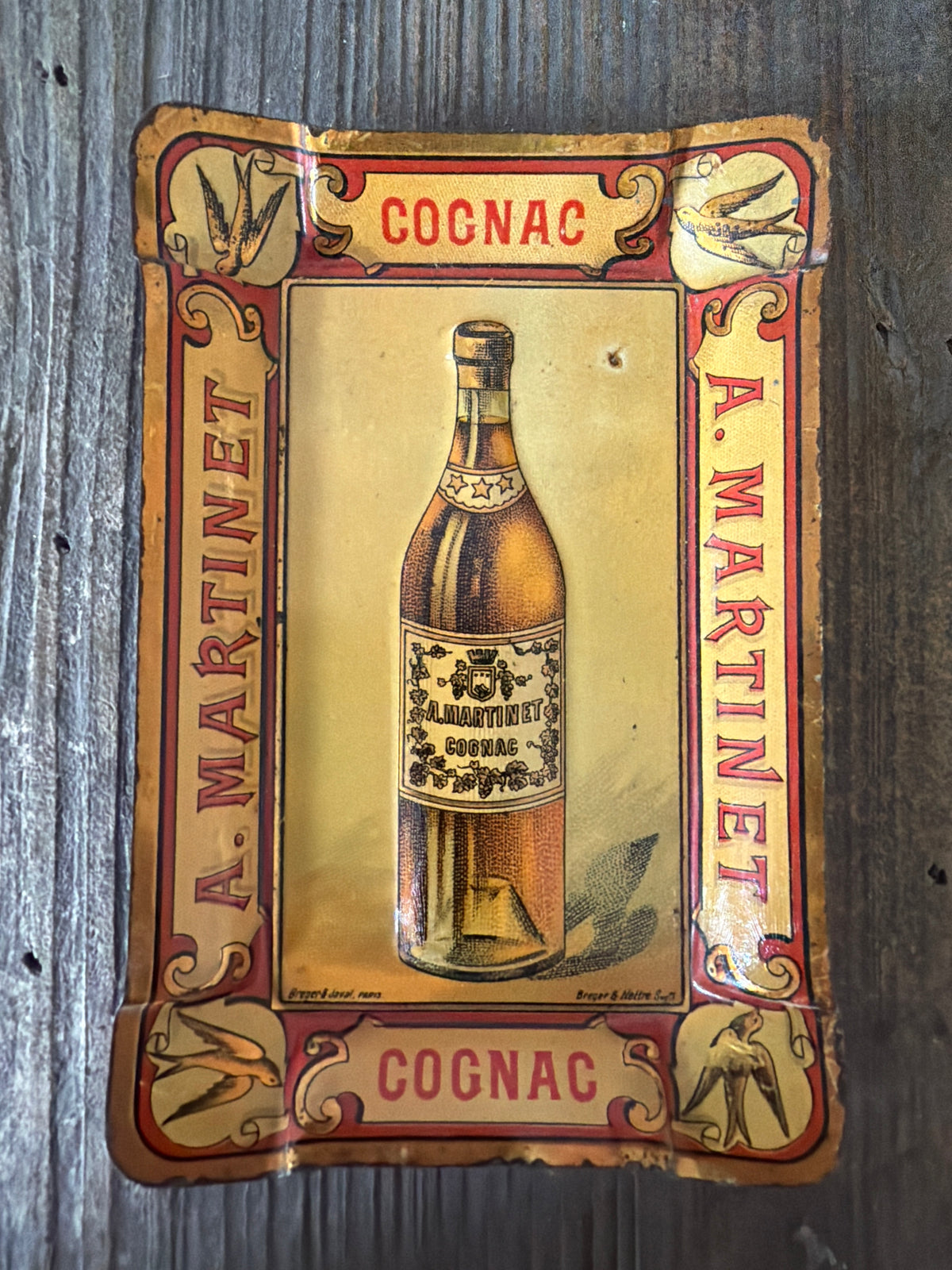 Coupelle lithographiée Cognac Martinet