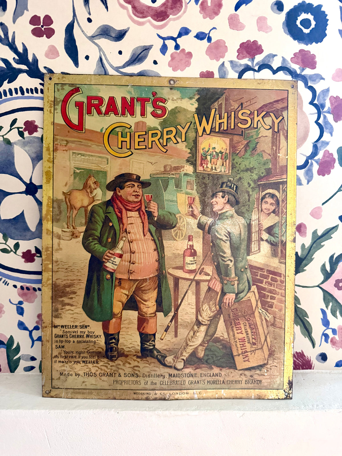 Blechschild Whisky Grant’s