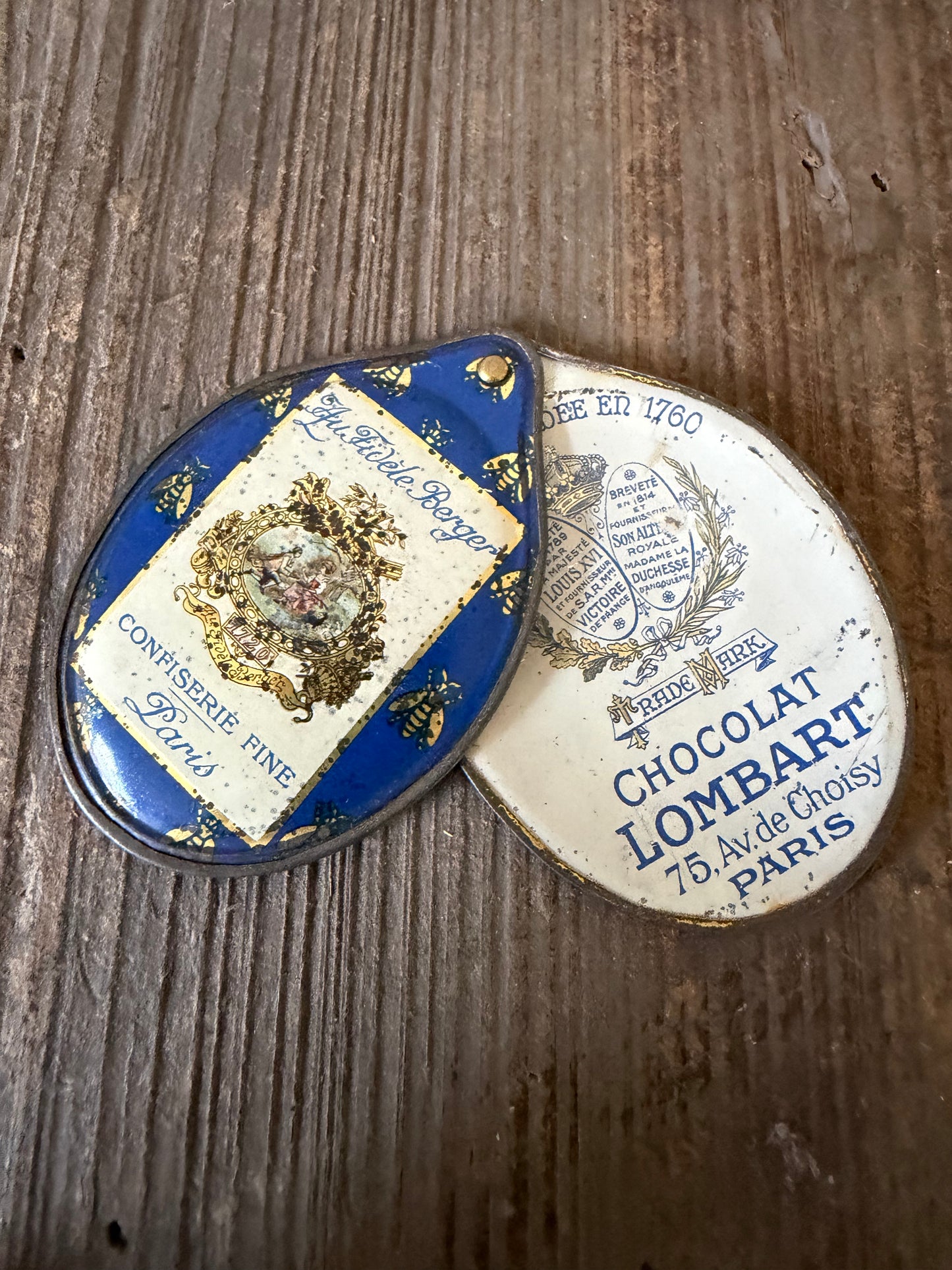 Miroir de poche Chocolat Lombart