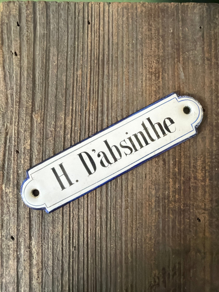 Les plaques émaillées