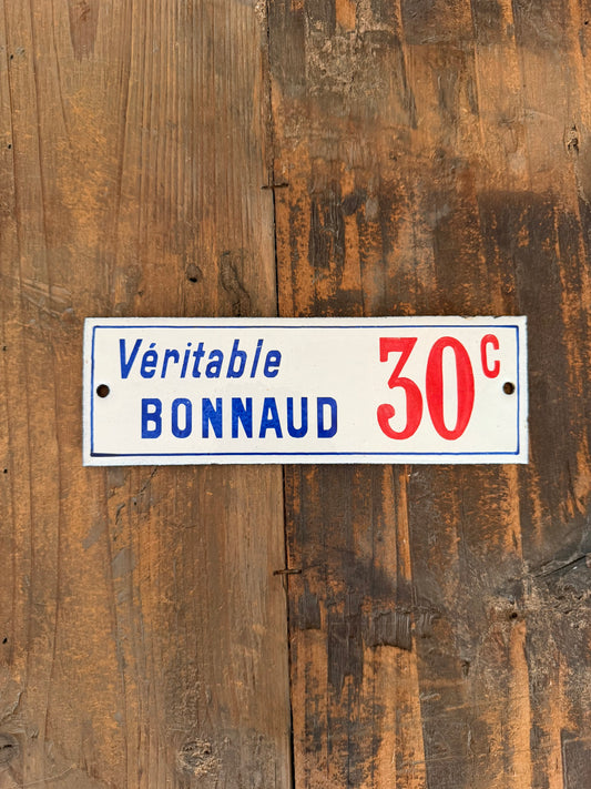 Plaque émaillée Bonnaud