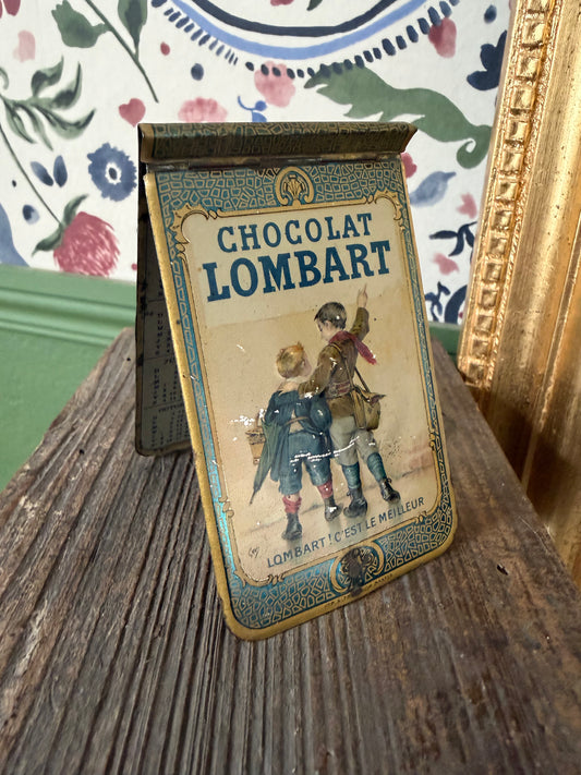 Carnet Chocolat Lombart