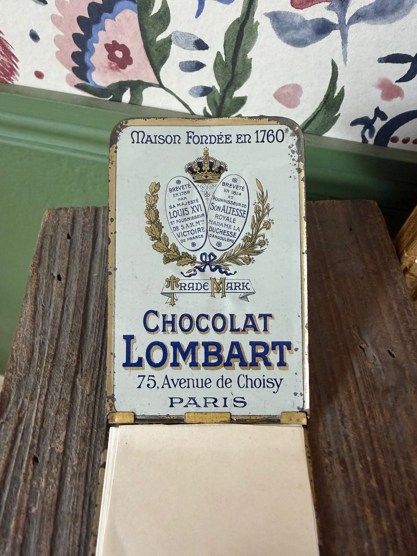 Libreta de chocolate Lombart