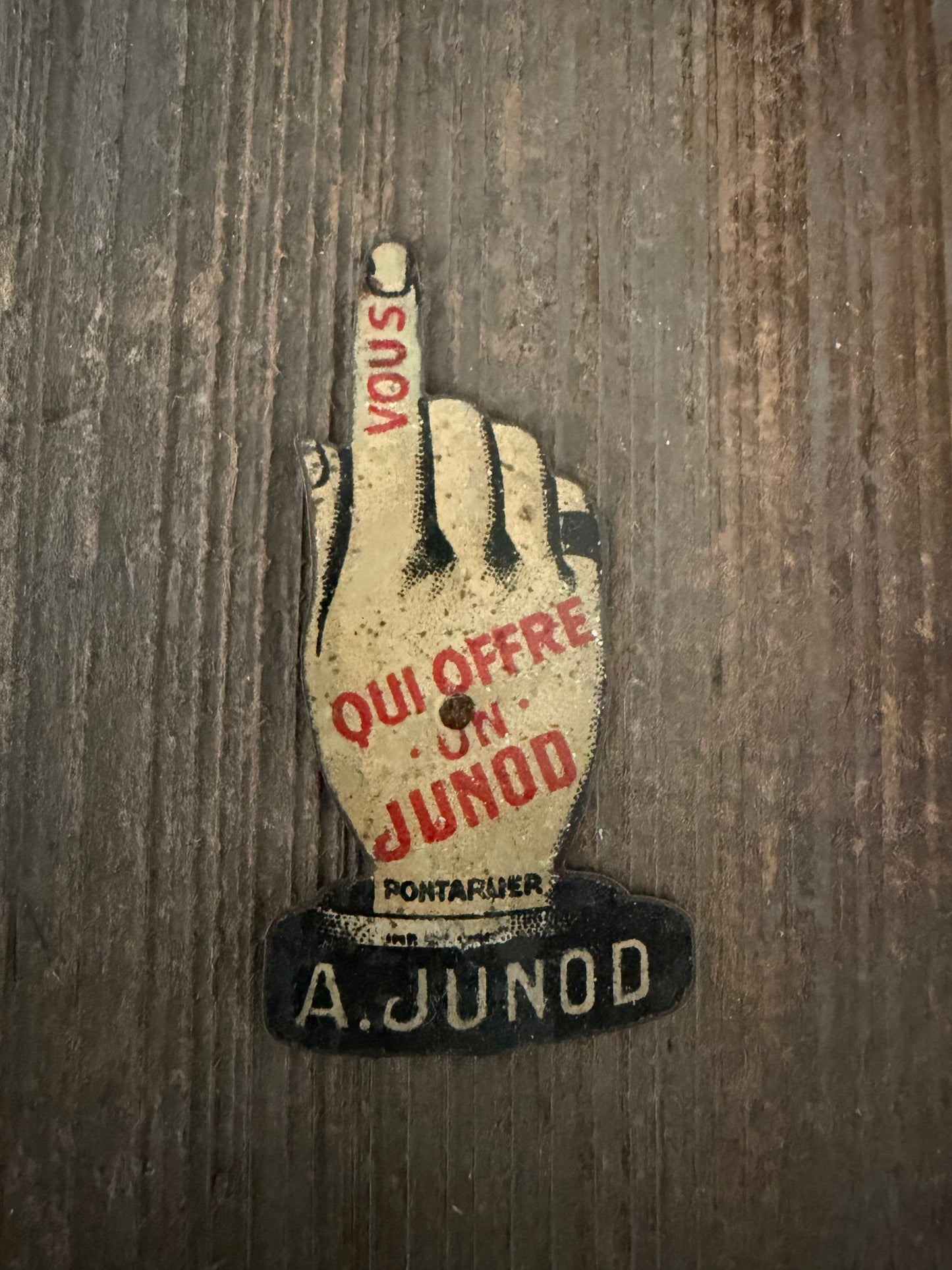 Toupie de comptoir Junod