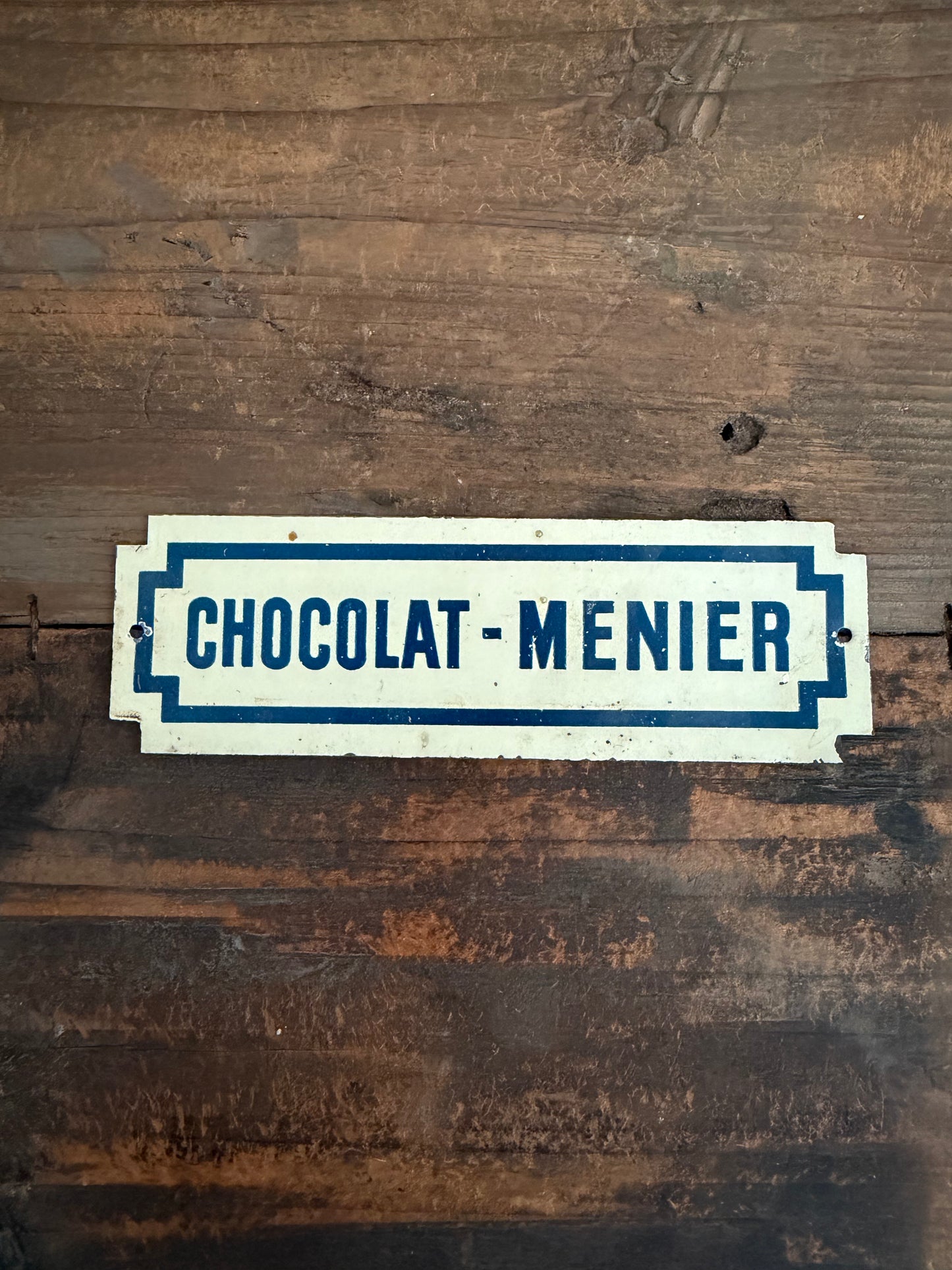 Placa pequeña de chocolate Menier