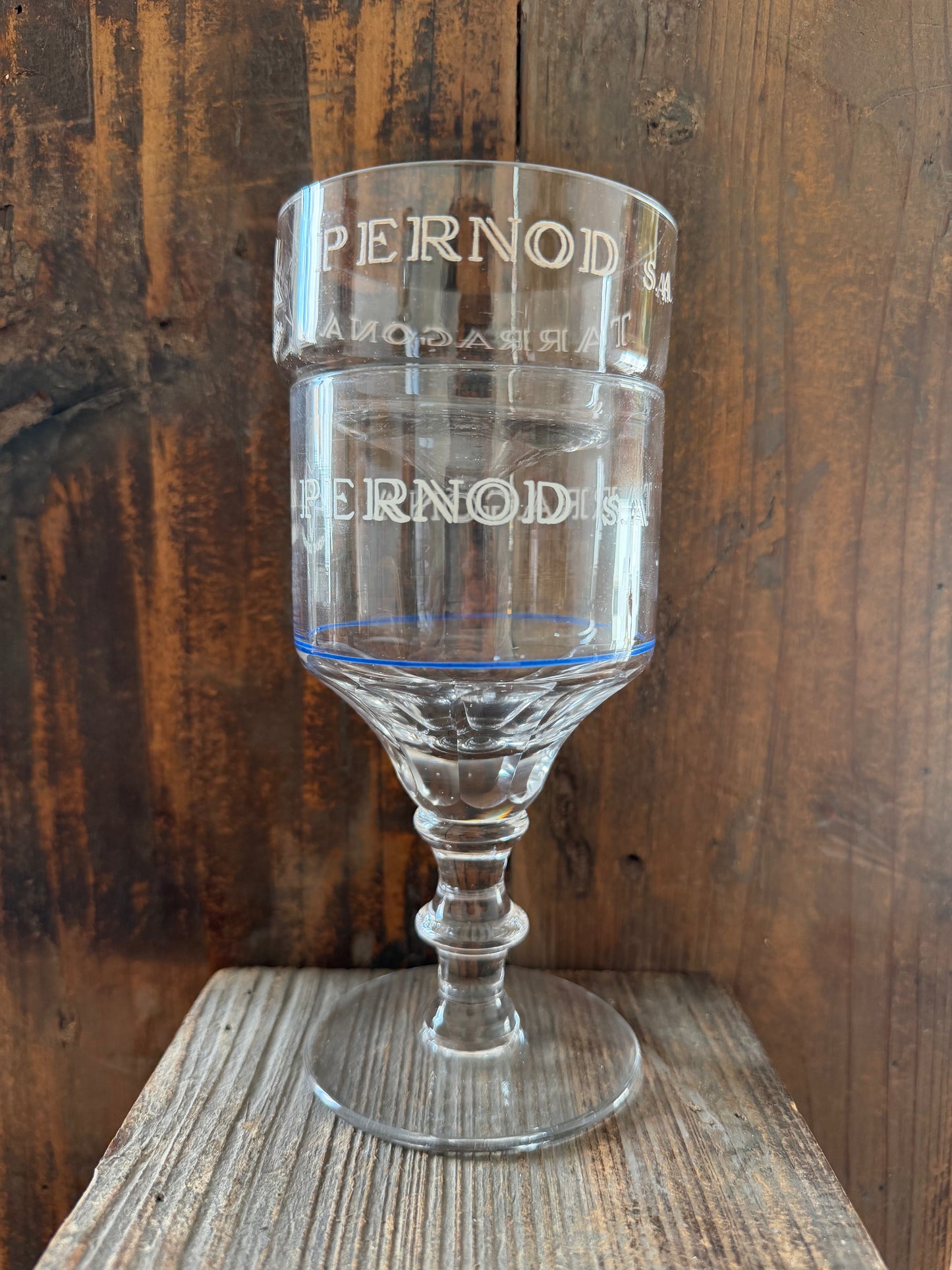 Komplettes Set Absinth-Glas + Absinth-Löffel Pernod SA